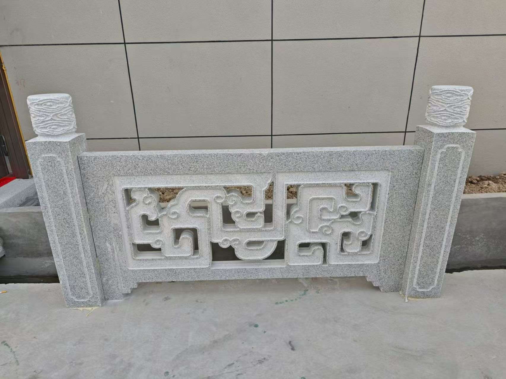 海东芝麻白河道栏杆 桥栏杆